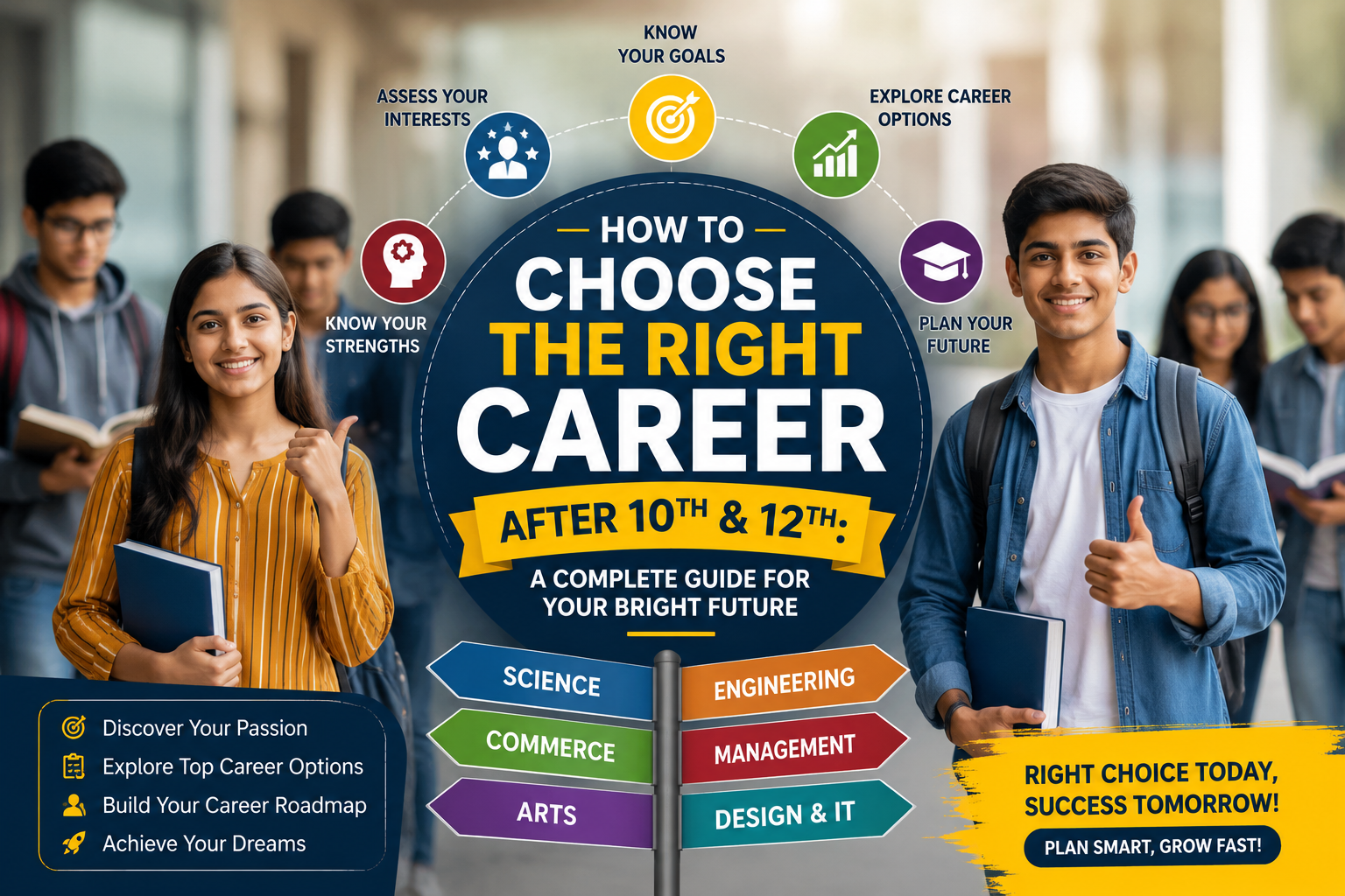 How to Choose the Right Career After 10th & 12th: Complete Career Guidance Guide for Students (2026)
